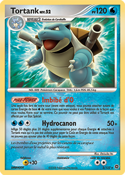 002/132 - Tortank — Carte Pokémon Merveilles Secrètes 2/132