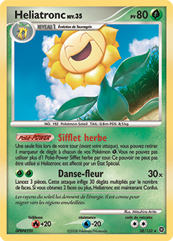 038/132 - Heliatronc — Carte Pokémon Merveilles Secrètes 38/132