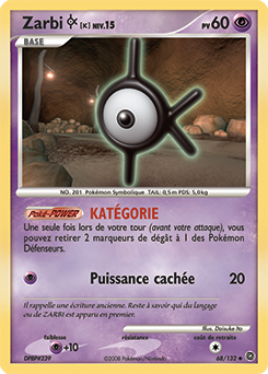 068/132 - Zarbi K — Carte Pokémon Merveilles Secrètes 68/132