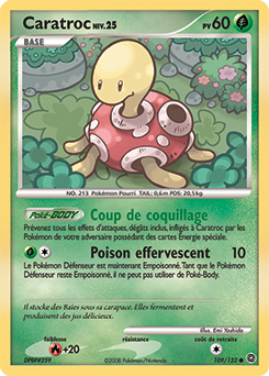 109/132 - Caratroc — Carte Pokémon Merveilles Secrètes 109/132