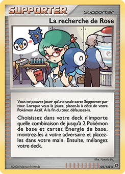 125/132 - La recherche de Rose — Carte Pokémon Merveilles Secrètes 125/132
