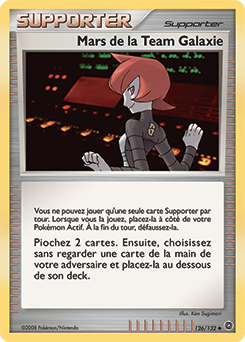 126/132 - Mars de la Team Galaxie — Carte Pokémon Merveilles Secrètes 126/132