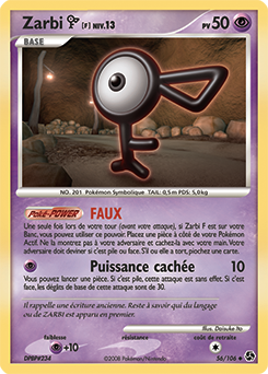 056/106 - Zarbi F — Carte Pokémon Duels au Sommets 56/106
