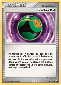 080/100 - Sombre Ball — Carte Pokémon Aube Majestueuse 80/100
