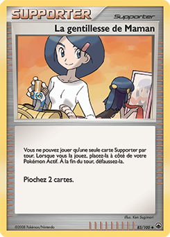 083/100 - La gentillesse de Maman — Carte Pokémon Aube Majestueuse 83/100