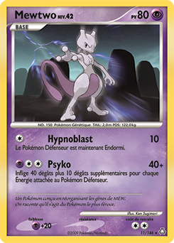 011/146 - Mewtwo — Carte Pokémon Éveil des Légendes 11/146