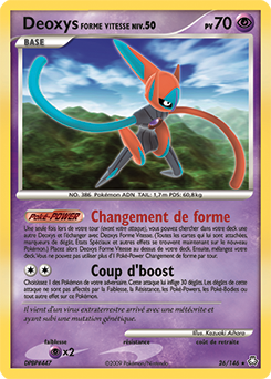 026/146 - Deoxys Forme Vitesse — Carte Pokémon Éveil des Légendes 26/146
