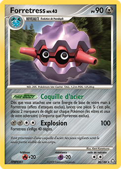 028/146 - Forretress — Carte Pokémon Éveil des Légendes 28/146