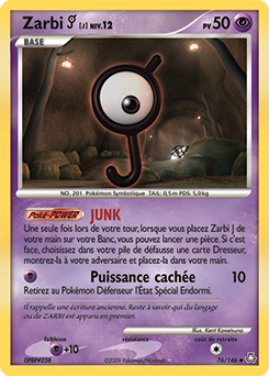 076/146 - Zarbi J — Carte Pokémon Éveil des Légendes 76/146