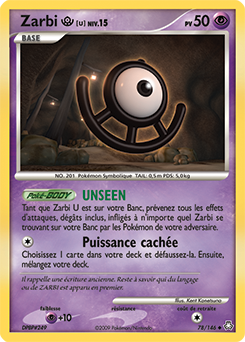 078/146 - Zarbi U — Carte Pokémon Éveil des Légendes 78/146