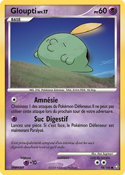 098/146 - Gloupti — Carte Pokémon Éveil des Légendes 98/146