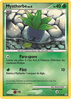 111/146 - Mystherbe — Carte Pokémon Éveil des Légendes 111/146