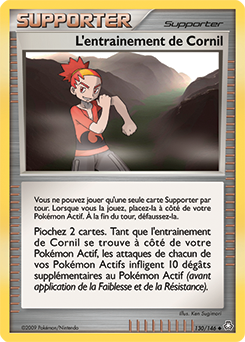 130/146 - L'entrainement de Cornil — Carte Pokémon Éveil des Légendes 130/146