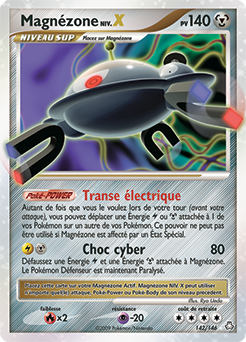 142/146 - Magnézone Niv.X — Carte Pokémon Éveil des Légendes 142/146