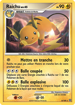 Raichu dp7 Tempête