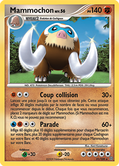 021/100 - Mammochon — Carte Pokémon Tempête 21/100