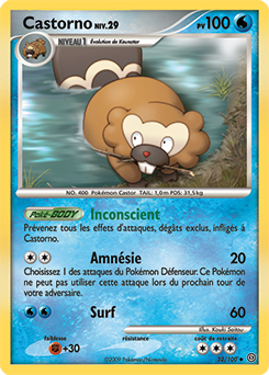 032/100 - Castorno — Carte Pokémon Tempête 32/100