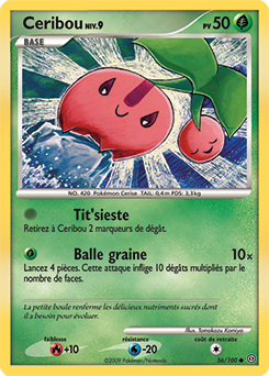 056/100 - Ceribou — Carte Pokémon Tempête 56/100