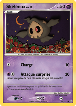060/100 - Skélénox — Carte Pokémon Tempête 60/100