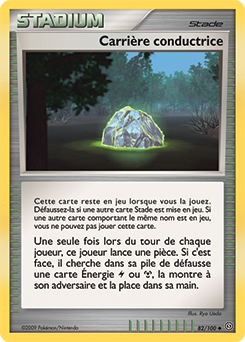082/100 - Carrière conductrice — Carte Pokémon Tempête 82/100