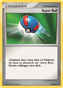 085/100 - Super Ball — Carte Pokémon Tempête 85/100