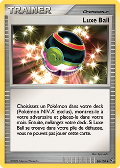 086/100 - Luxe Ball — Carte Pokémon Tempête 86/100
