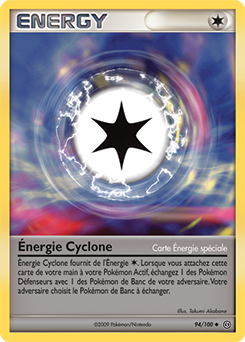 094/100 - Énergie Cyclone — Carte Pokémon Tempête 94/100