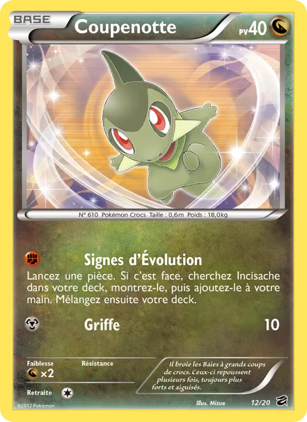 Coupenotte — Carte Pokémon 12 Coffre des Dragons