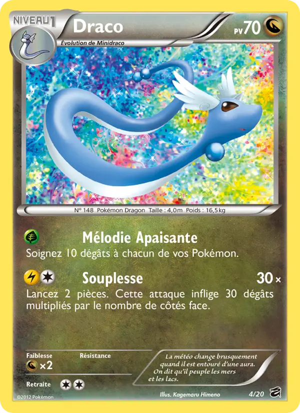 Draco — Carte Pokémon 4 Coffre des Dragons
