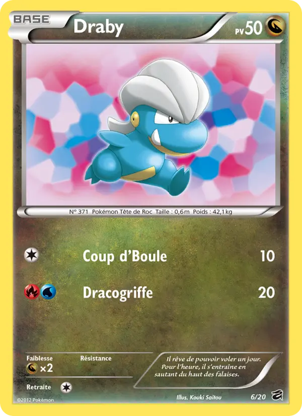 006/020 - Draby — Carte Pokémon Coffre des Dragons 6/20
