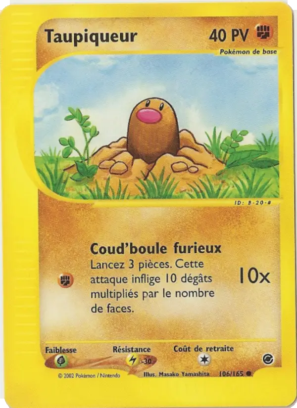 Taupiqueur — Carte Pokémon 106 Expedition