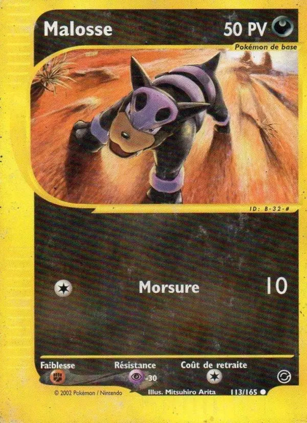 Malosse — Carte Pokémon 113 Expedition