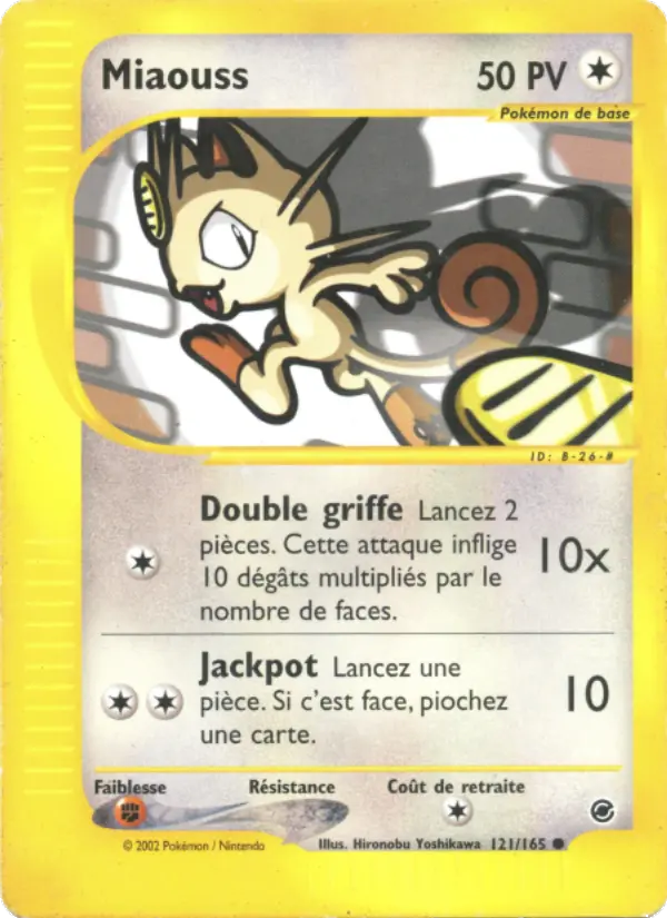 Miaouss — Carte Pokémon 121 Expedition