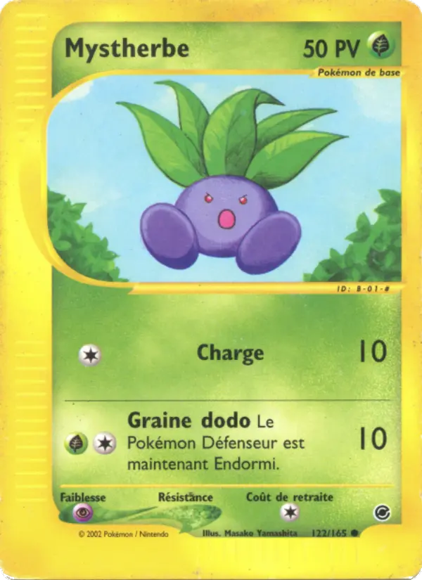 Mystherbe — Carte Pokémon 122 Expedition