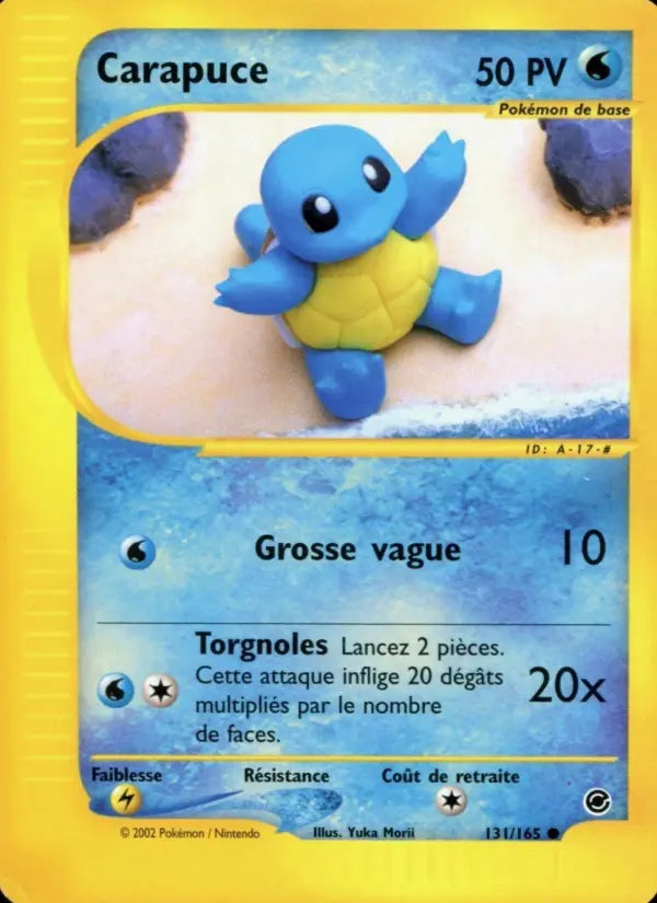 Carapuce — Carte Pokémon 131 Expedition