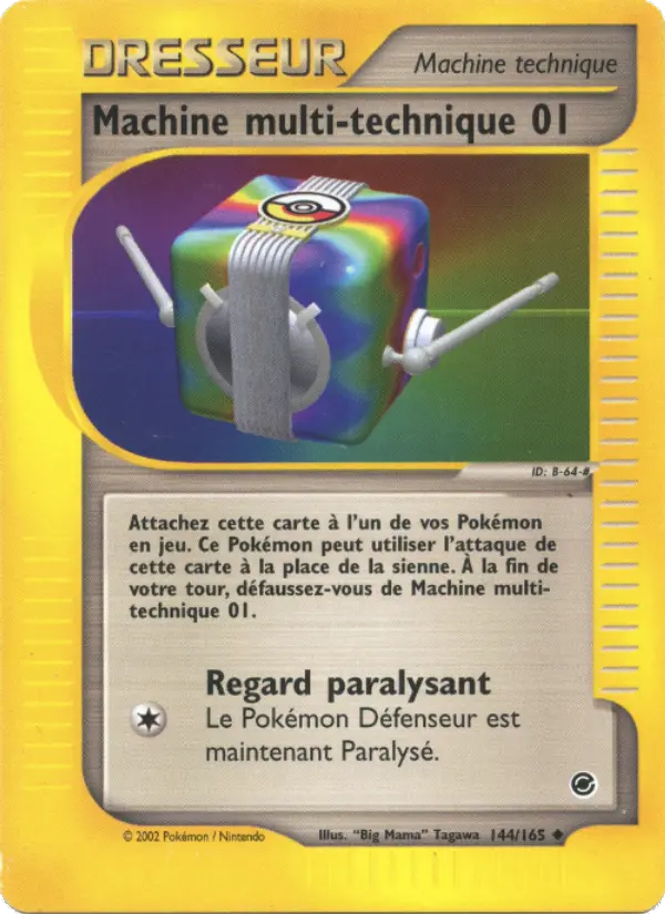 144/165 - Machine multi-technique 01 — Carte Pokémon Expedition 144/165