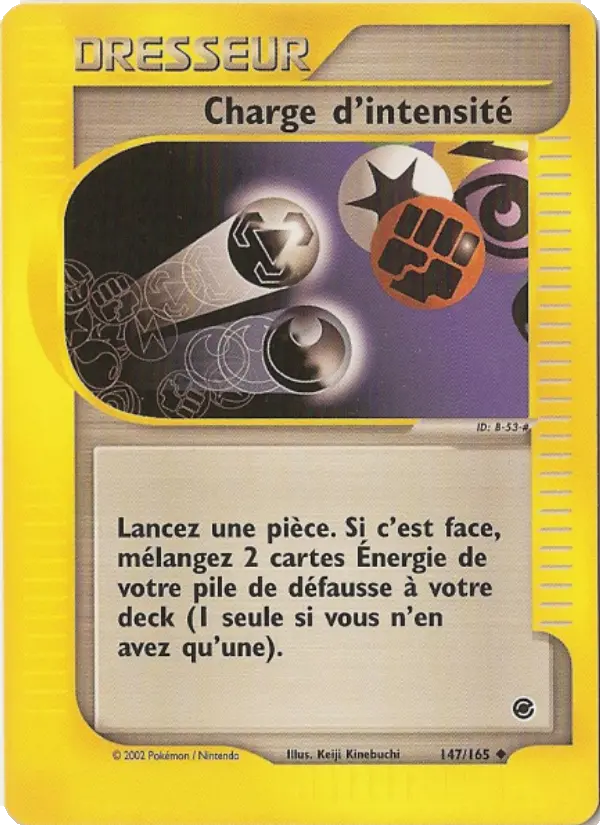 147/165 - Charge d'intensité — Carte Pokémon Expedition 147/165