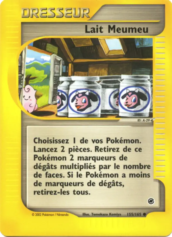 155/165 - Lait Meumeu — Carte Pokémon Expedition 155/165