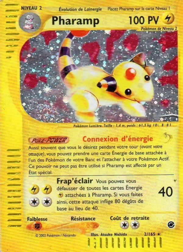 Pharamp — Carte Pokémon 2 Expedition