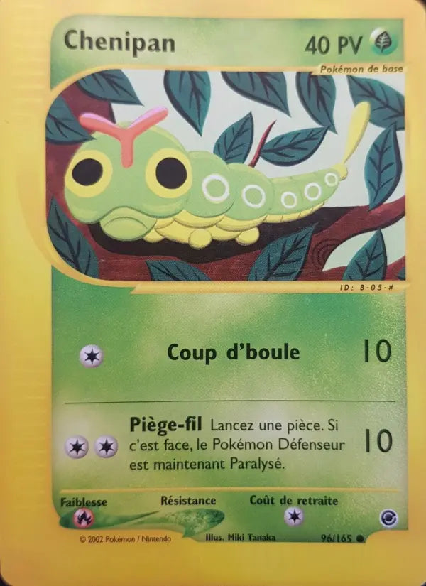 Chenipan — Carte Pokémon 96 Expedition