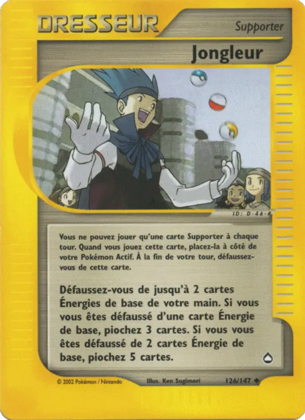 126/147 - Jongleur — Carte Pokémon Aquapolis 126/147