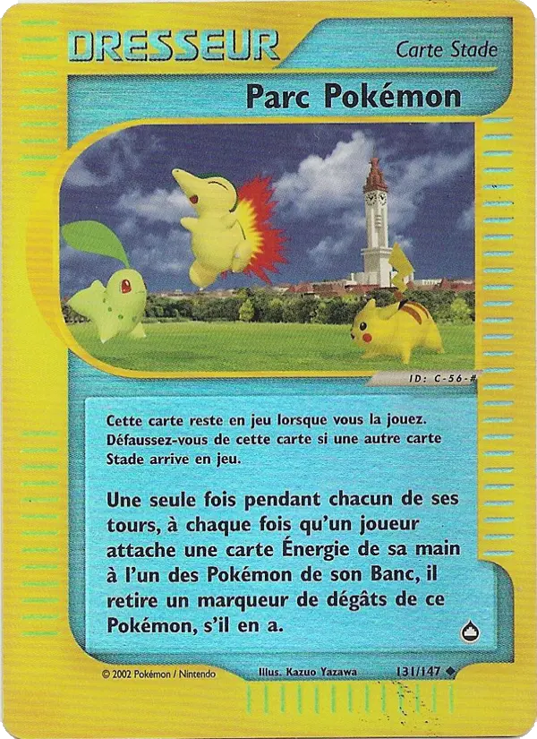 131/147 - Parc Pokémon — Carte Pokémon Aquapolis 131/147