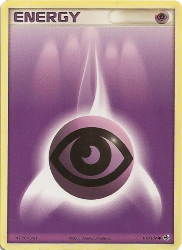 107/109 - Énergie Psy — Carte Pokémon EX Rubis & Saphir 107/109