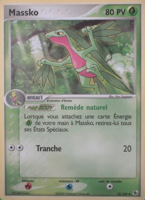 Massko — Carte Pokémon 32 EX Rubis & Saphir
