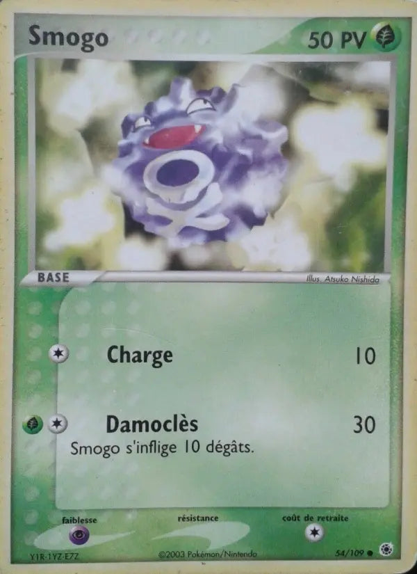 Smogo — Carte Pokémon 54 EX Rubis & Saphir