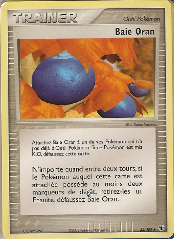 085/109 - Baie Oran — Carte Pokémon EX Rubis & Saphir 85/109