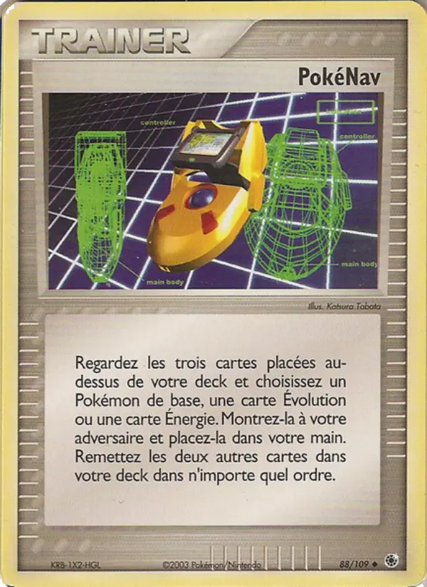 088/109 - PokéNav — Carte Pokémon EX Rubis & Saphir 88/109