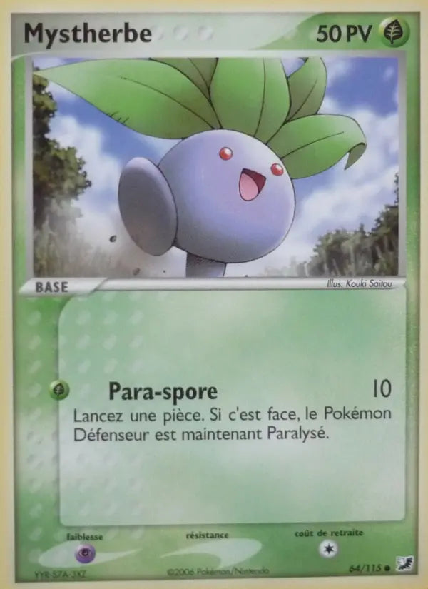 Mystherbe — Carte Pokémon 64 EX Forces Cachées