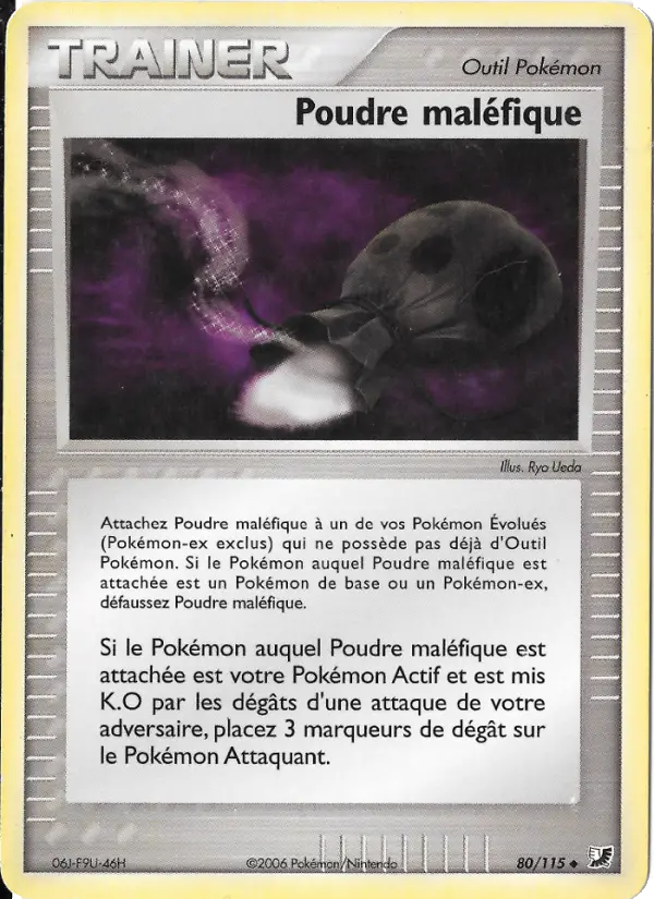 080/115 - Poudre maléfique — Carte Pokémon EX Forces Cachées 80/115