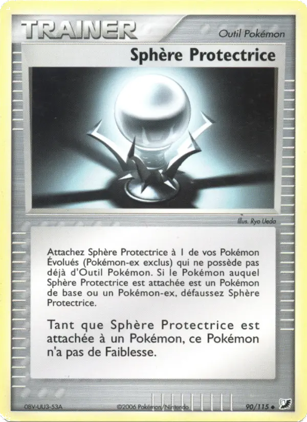 090/115 - Sphère Protectrice — Carte Pokémon EX Forces Cachées 90/115